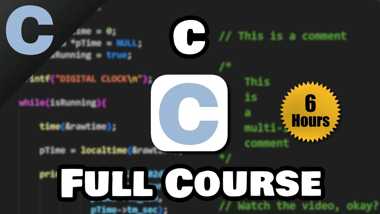 Free Complete C Programming Course for 2025 ๐