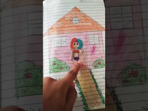 my dollhouse diy quiet book from paper #part 1
