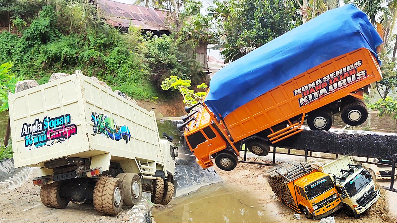 Misteri Truk Hino 500 & Fuso 220Ps Tabrakan 😱