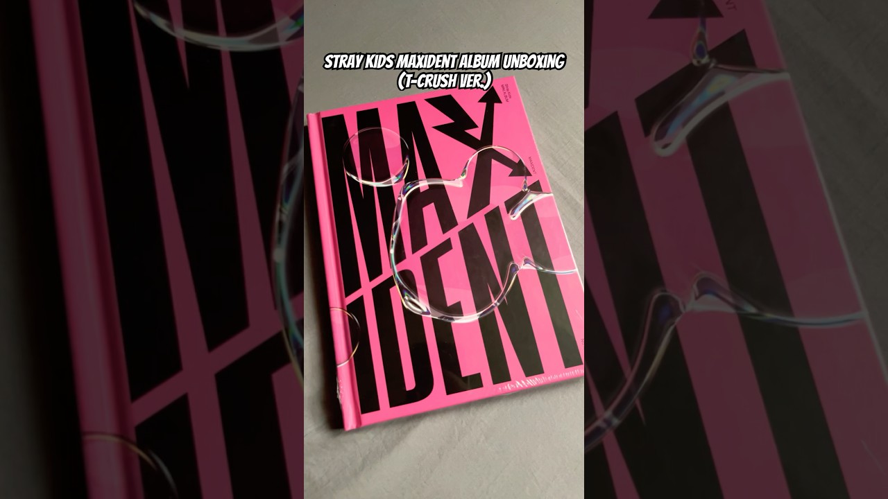 Stray Kids Maxident T-Crush Album Unboxing 🎶