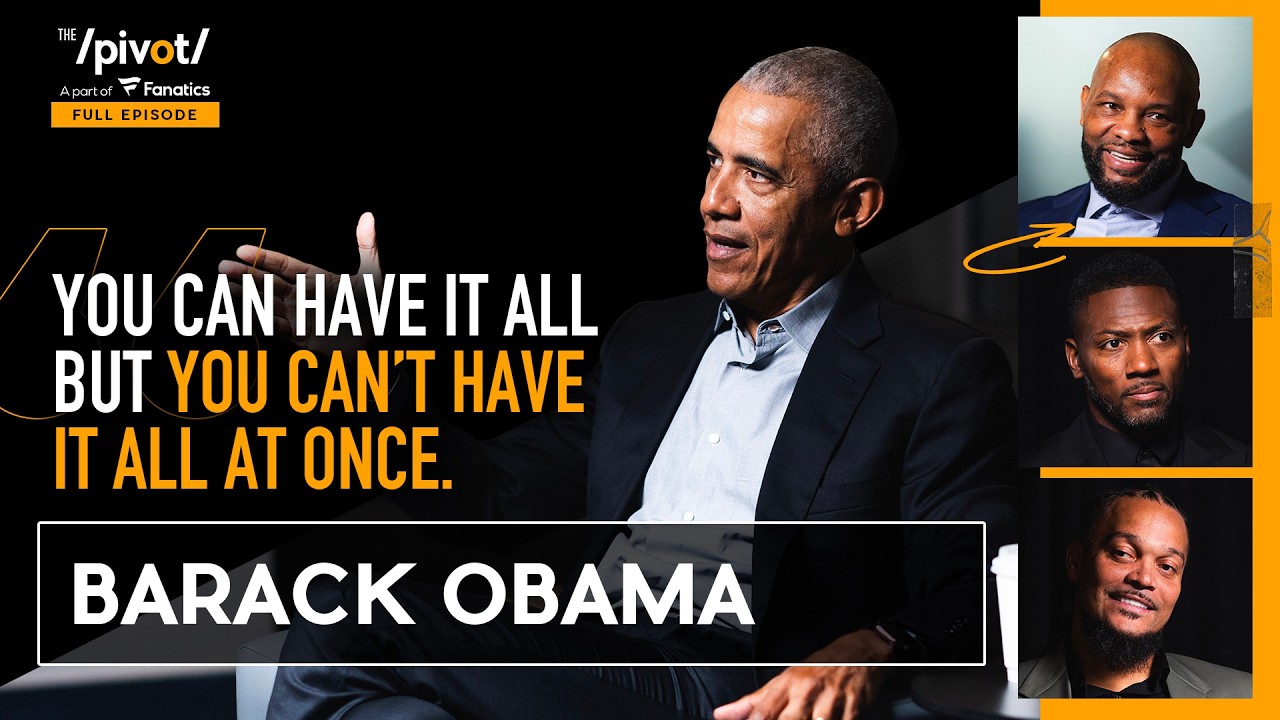 Barack Obama Opens Up: Family, Leadership, Sports & Marriage Insights | The Pivot 🎙️