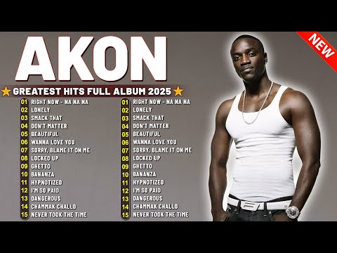 AKON Full Hits Songs Collection Album 2025 ๐ฅ AKON Greatest Hits Collection Of All Time | Lonely