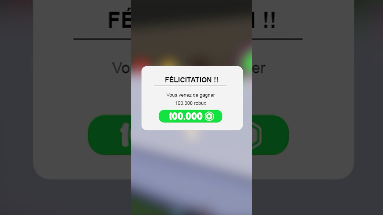 Gagne 100,000 ROBUX avec ce jeu ! 🎮