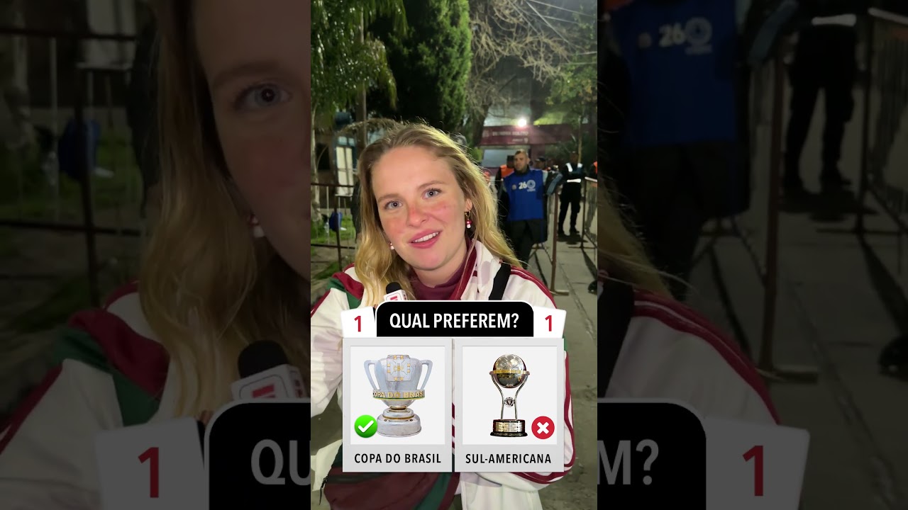COPA DO BRASIL OU SUL-AMERICANA? Torcedores do Flu escolhem torneio que preferem ganhar #shorts