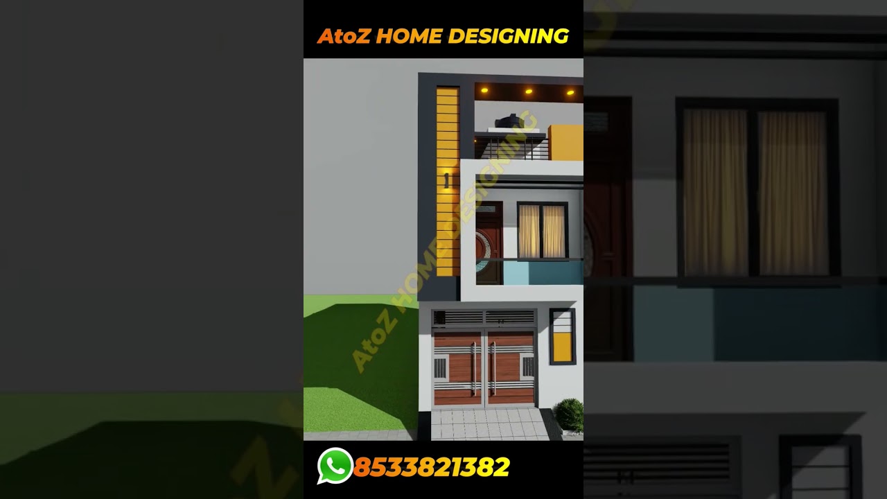 15x45 House Plan 🏡