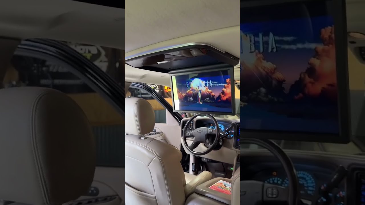 XTRONS 14” Ultra-Thin Car Roof Monitor 🚗
