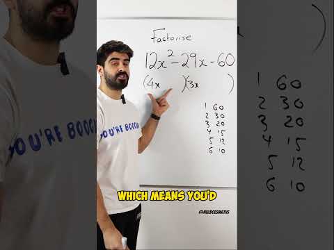 Struggling With Factorisation? This Hack Will Save You Time! ⏳🧠