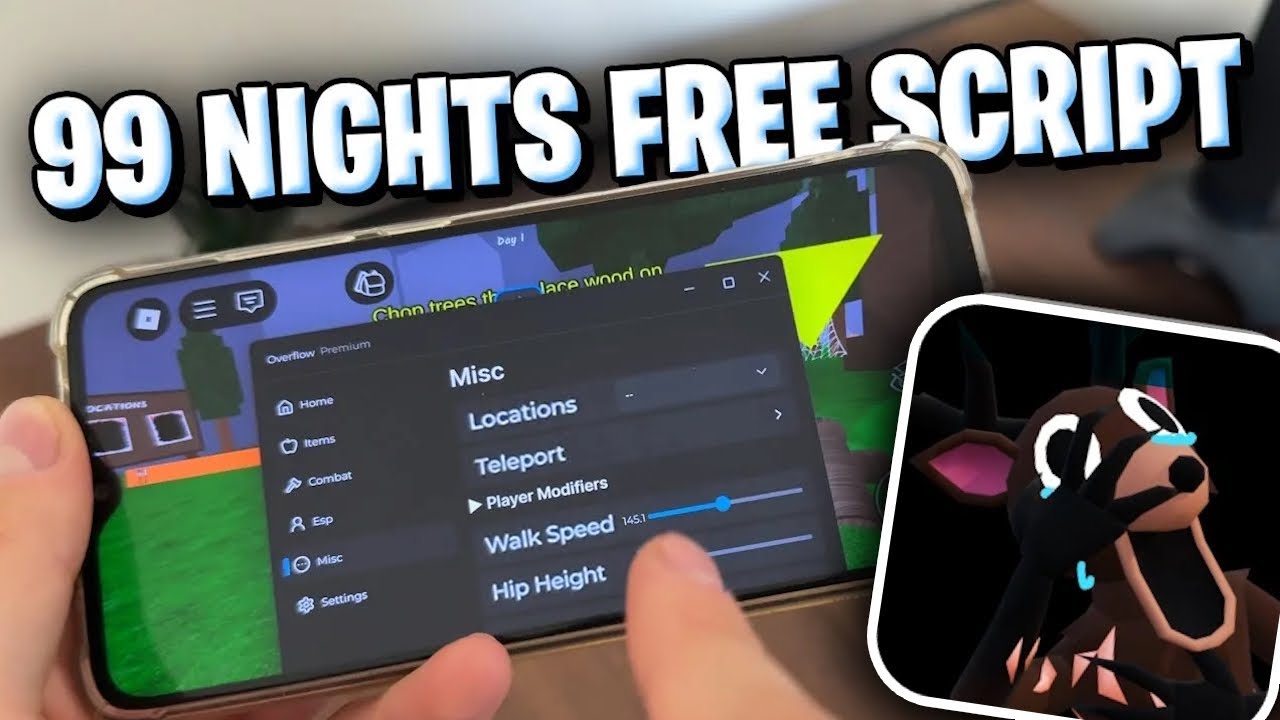 99 Nights in the Forest Script - 99 Nights in The Forest Roblox Script Android / iOS / PC 🐻 NO KEY
