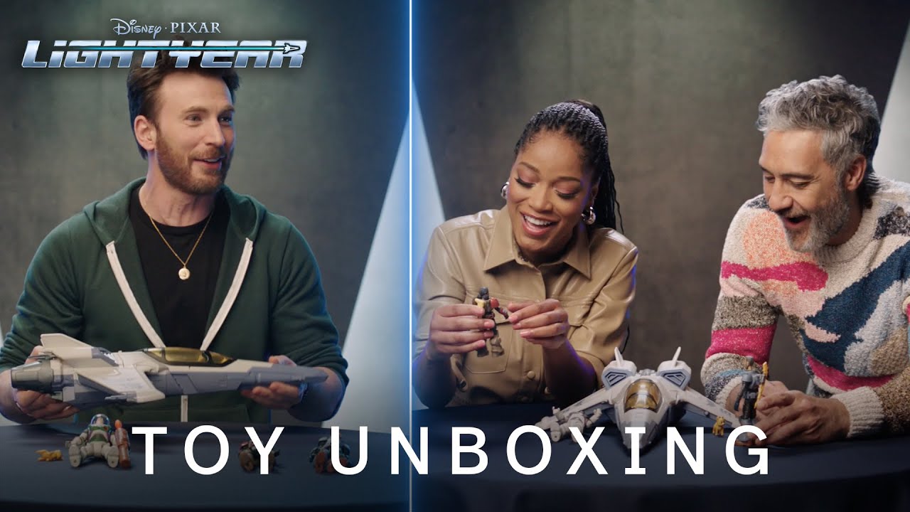 Lightyear Toy Unboxing with Chris Evans & More