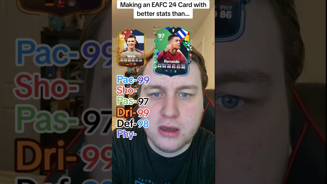 Create an EAFC 24 Card Better Than 99 Wirtz ⚽