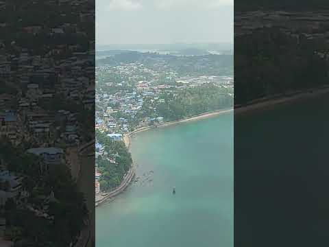 Aerial View Cellular Jail. Port Blair, Andaman and Nicobar. Kala Pani Jail.