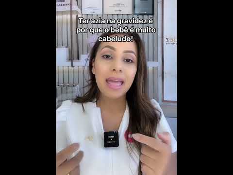 Azia na gravidez é porque o bebê é muito cabeludo