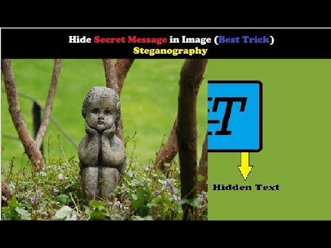 How to hide secret message in image (Steganography)|Very Simple