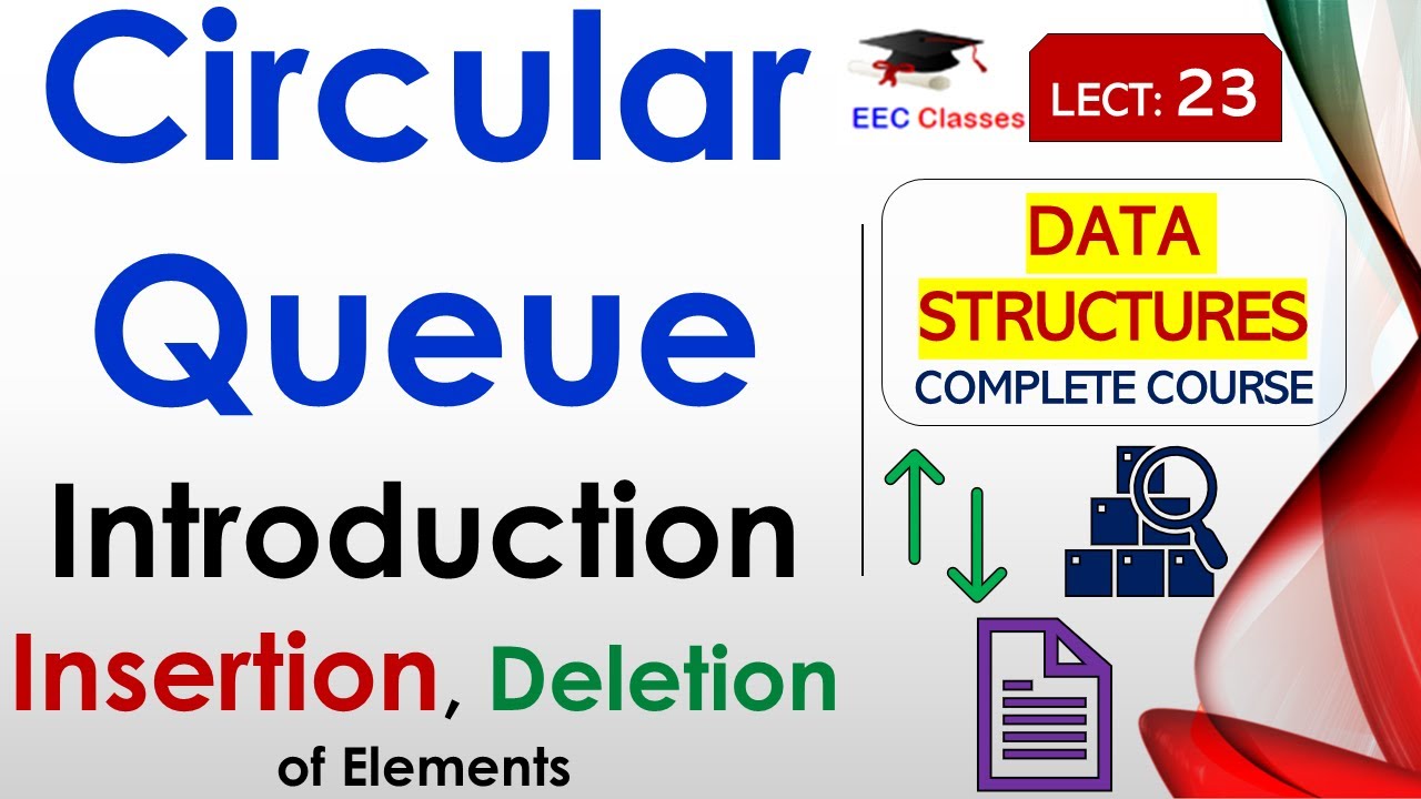 L23: Circular Queue Overview | Insertion and Deletion Operations | Data Structures Lectures Hindi