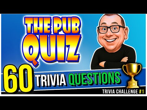 PUB QUIZ | 60 Trivia Questions - Trivia Quiz Challenge!
