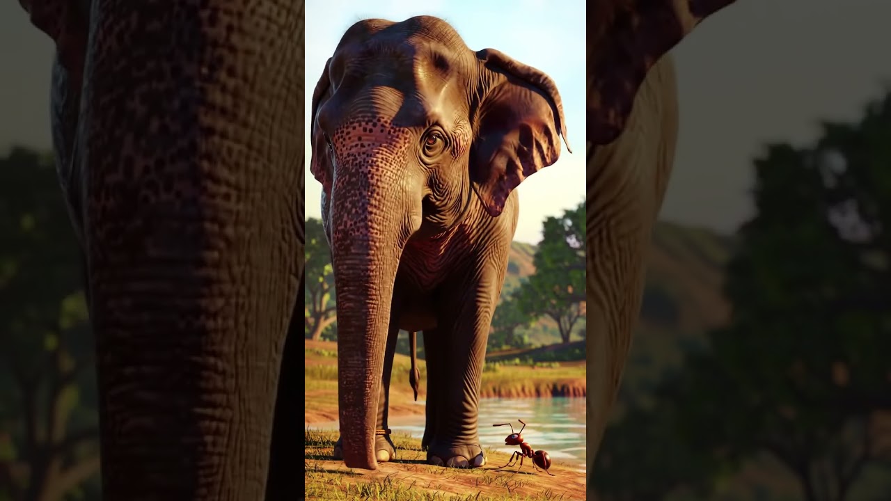 हाथी और चींटी की कहानी 🐘🐜