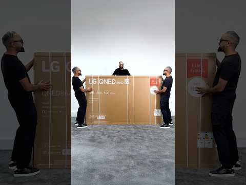 Unboxing LG's first 100 inch TV! 2025 LG QNED evo QNED86 100 inch MiniLED 4K TV