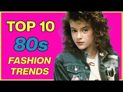 TOP 10 iconic 80s fashion trends