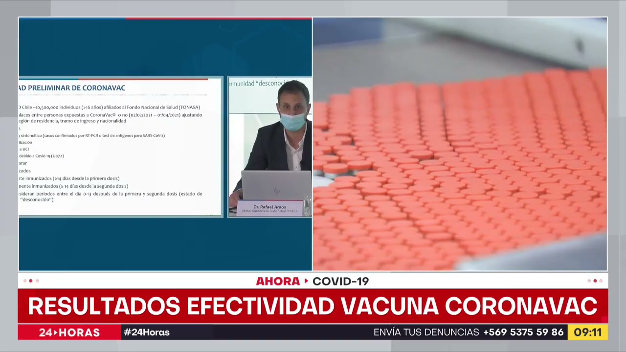 Estudio revela 80% de efectividad de Sinovac contra muertes en Chile 🛡️
