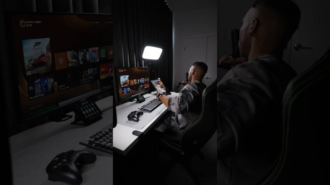 Ideal Console Streaming Desk Setup 🎮