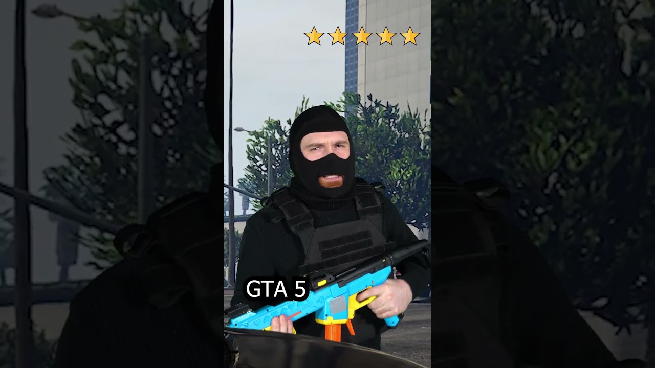GTA San Andreas vs. GTA 5 Max Wanted Level 🕵️‍♂️