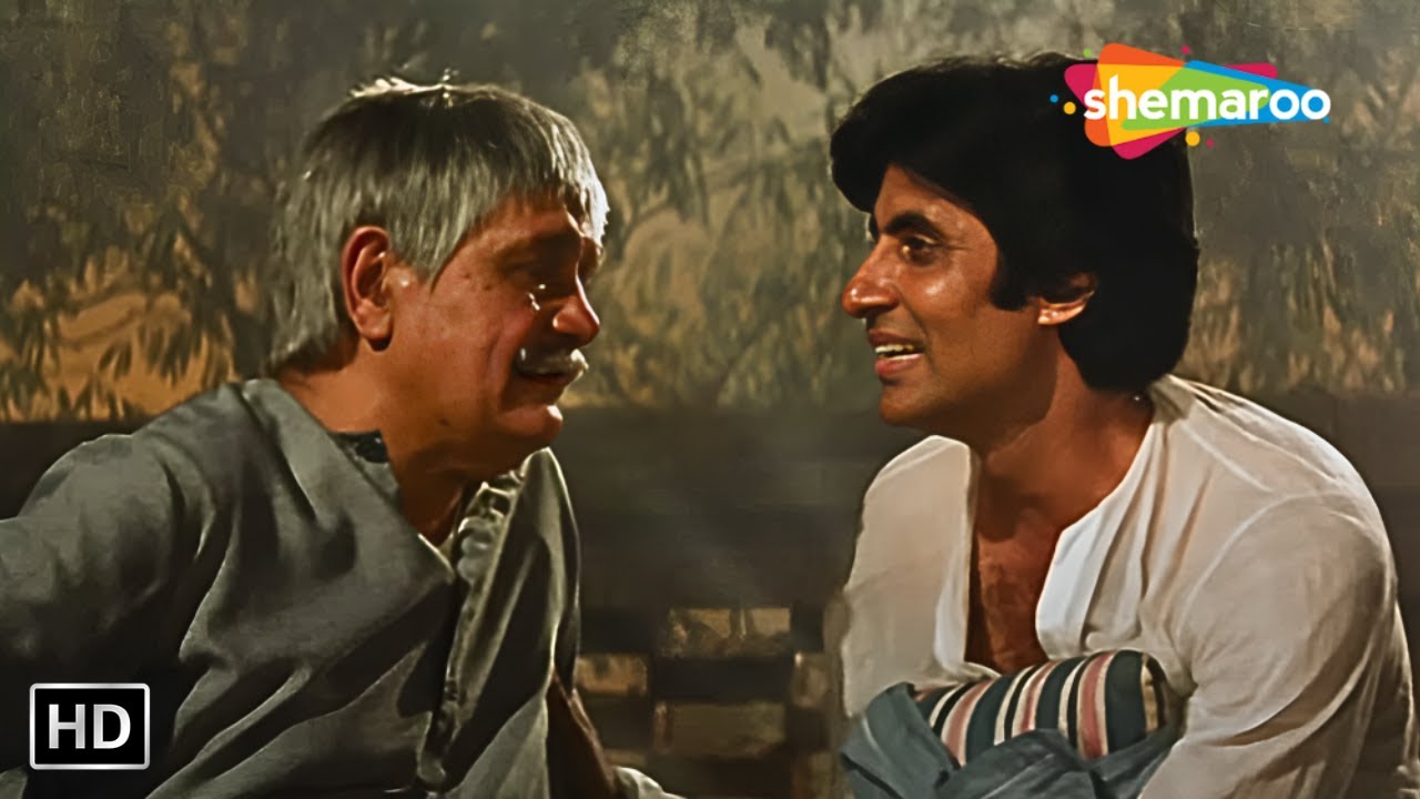 दद्दू तुम ही तो मेरे सब कुछ हो - Namak Halal (1982) - Amitabh Bachchan - Old Bollywood Movies - HD