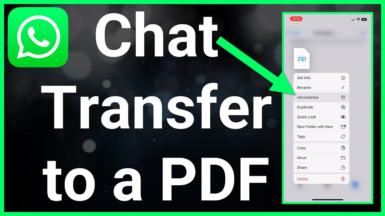 Easily Convert WhatsApp Chats to PDF for Backup & Sharing 📄