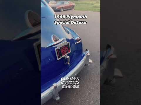 Cruise in Timeless Elegance: 1948 Plymouth Special DeLuxe | Frankman Motor Co.