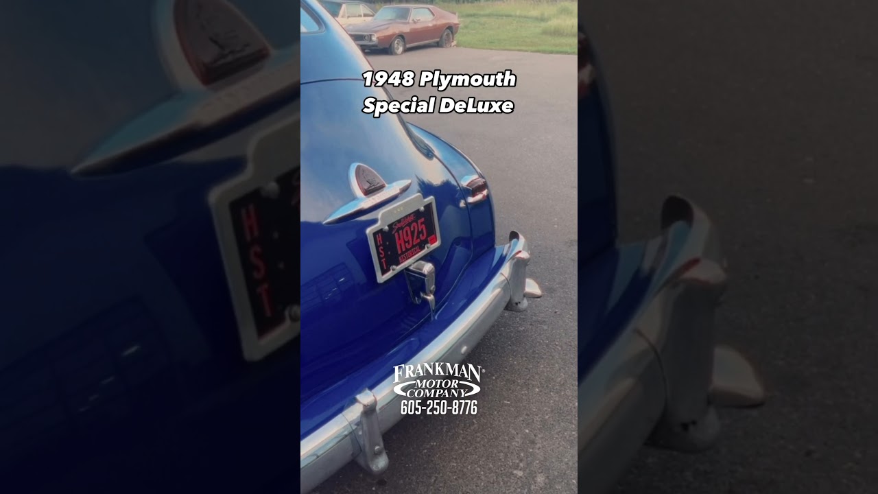 Cruise in Style: 1948 Plymouth Special DeLuxe 🚗