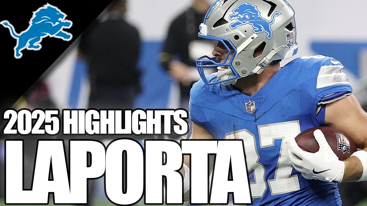 Sam LaPorta Highlights | Lions 2025-2026 Season