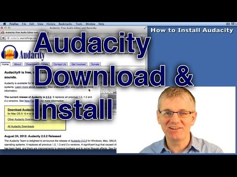 Audacity Tutorial How to Install