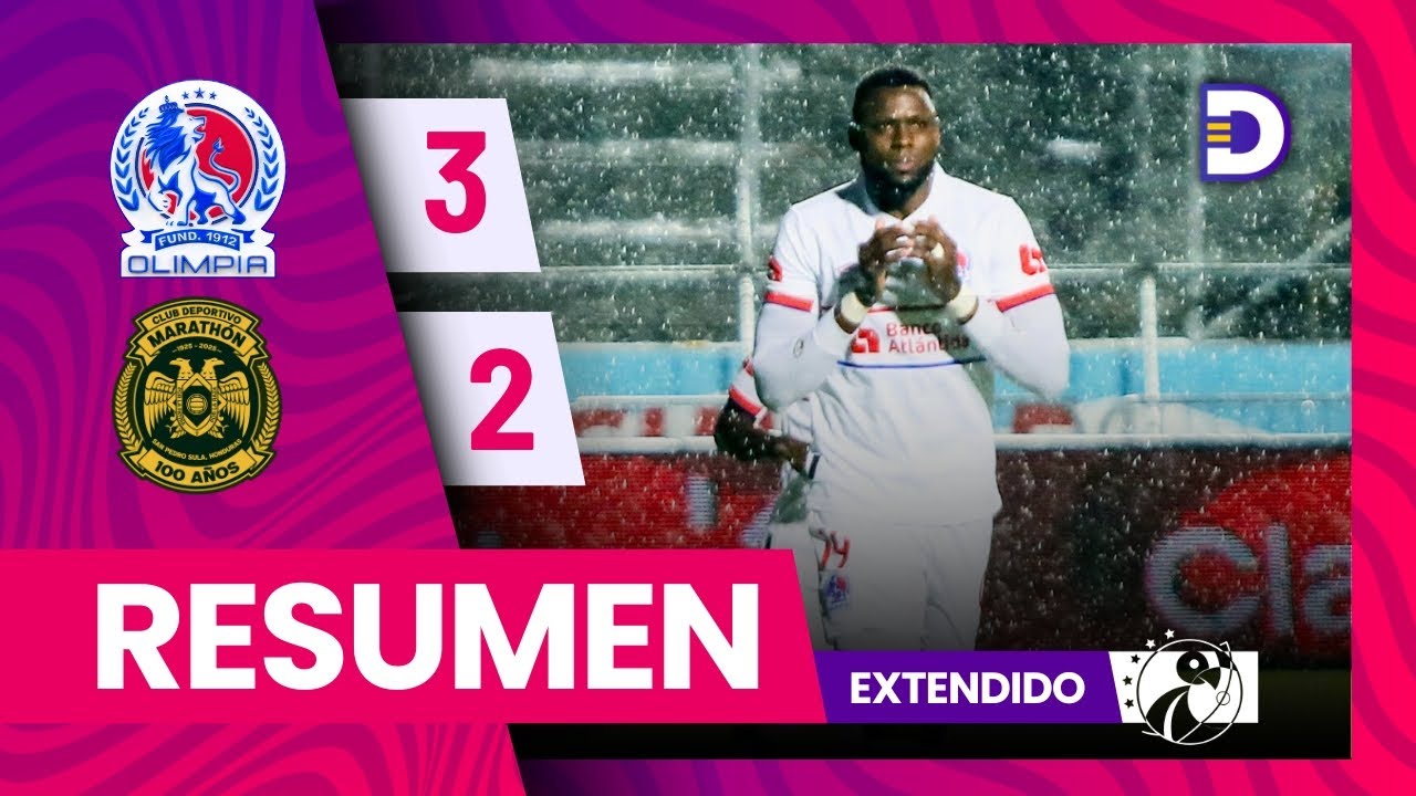 Olimpia 3-2 Marathón | Liga Nacional Jornada 18 ⚽