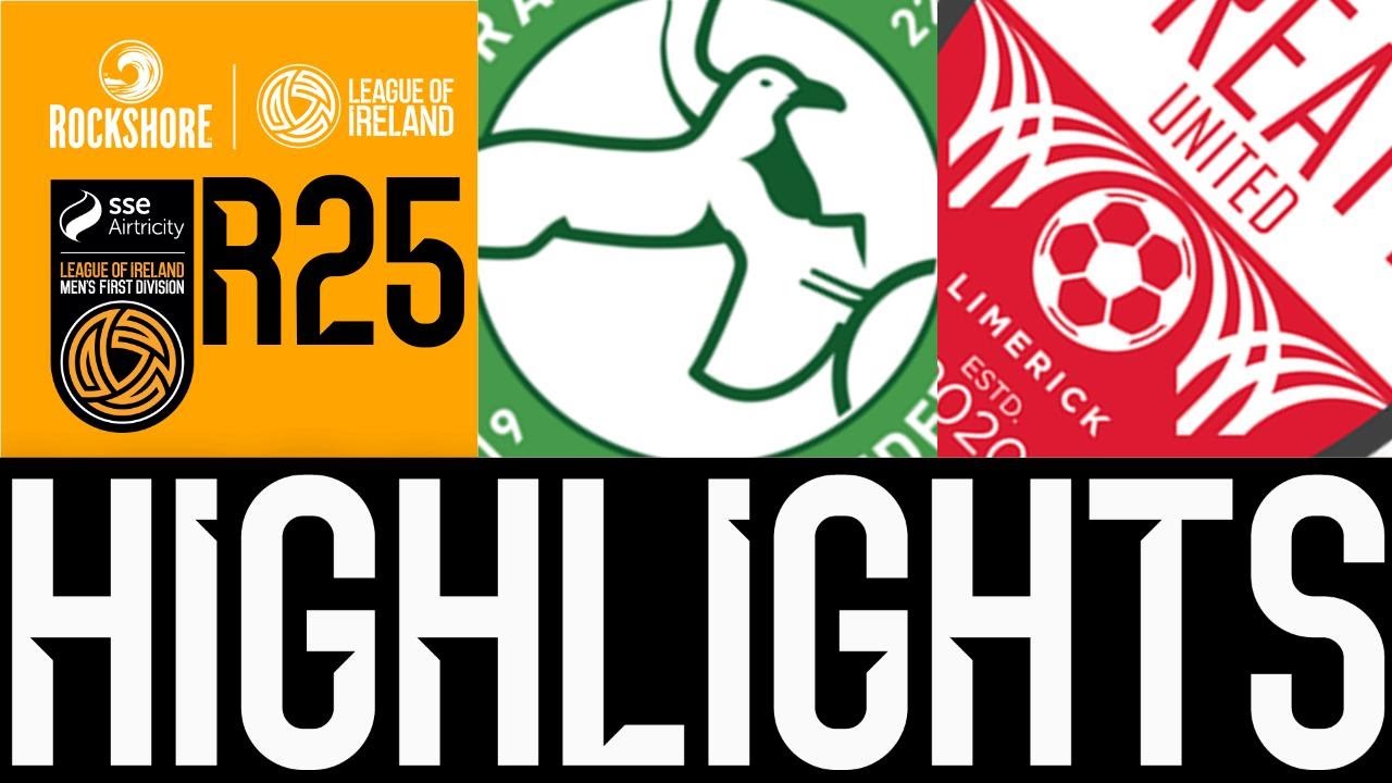 Bray Wanderers Edges Treaty United 3-2 in Thrilling Finish ⚽ | SSE Airtricity Men's First Division Round 25 Highlights