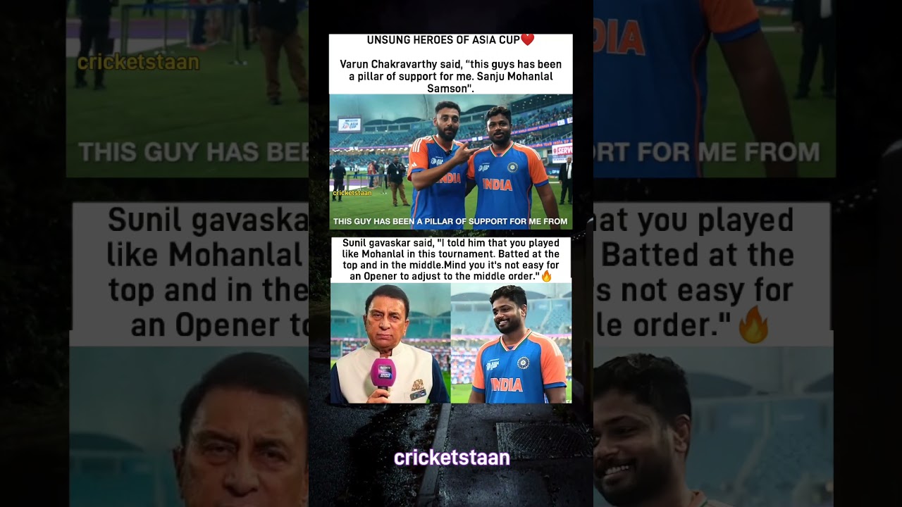 Varun Chakravarthy Praises Sanju Samson as His Pillar of Support 🏏