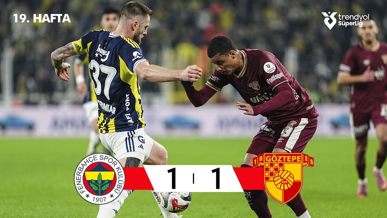 Fenerbahçe (1-1) Göztepe - Highlights/Özet | Trendyol Süper Lig - 2025/26
