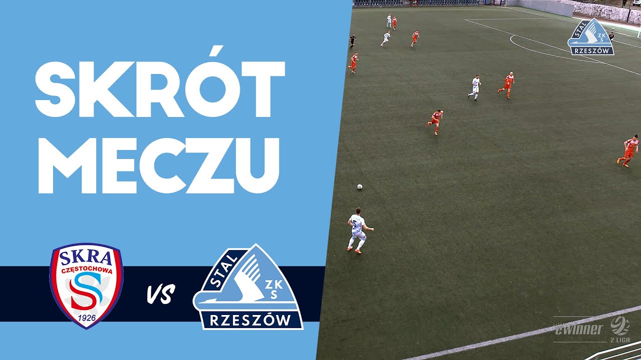 Skra Częstochowa vs Stal Rzeszów 3-4 ⚽
