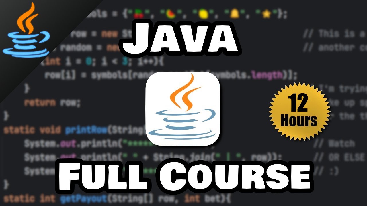 Free Java Full Course for Beginners (2025) ☕ | Complete Java Tutorial
