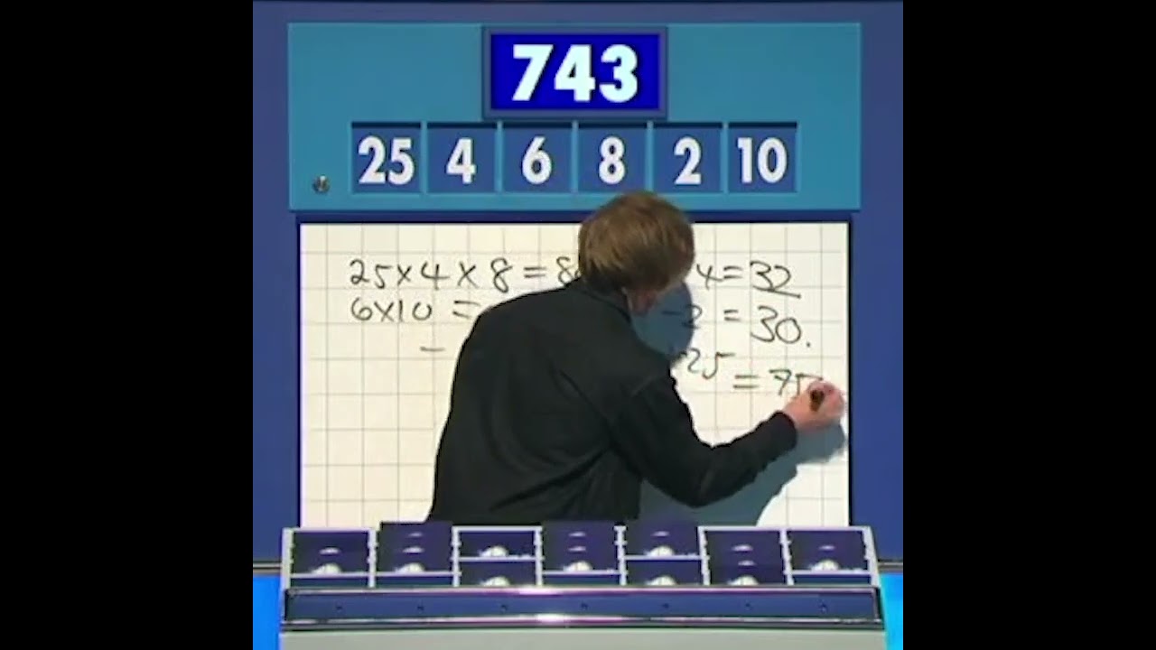 Countdown with Dr. Tom Crawford: Tackling Week 1's Toughest Numbers 🔢