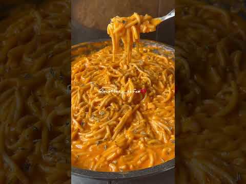 سباغيتي 🍝 بدون لحوم او تون فقط بصلصة لذيذة بزاف ومعلكة وصفة كاملة فالقناة ❤️