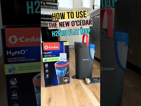 How To Use The O’Cedar H2PRO Flat Mop System The Right Way