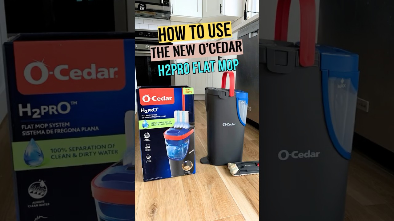 Master the O’Cedar H2PRO Flat Mop System for Effortless Cleaning 🧼