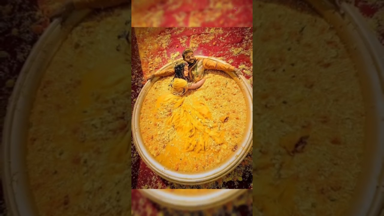 Beautiful Haldi Ceremony Highlights for Bride & Groom 🌼