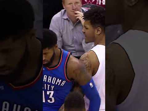 Kelly Oubre Jr. & PG went at it 😤 #shorts