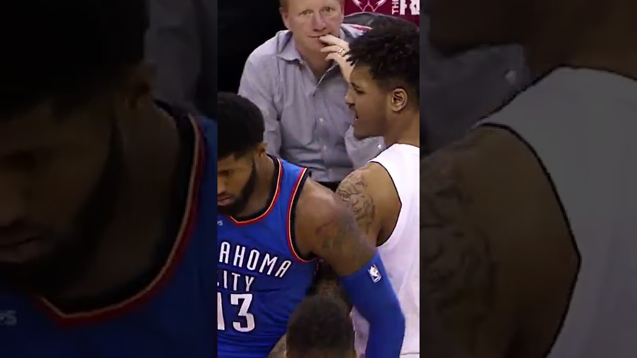 Kelly Oubre Jr. and PG Face Off in Intense Match! 😤 #shorts