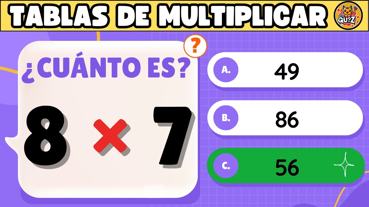 ¡Desafío de Matemáticas! Domina las Tablas de Multiplicar 🧮