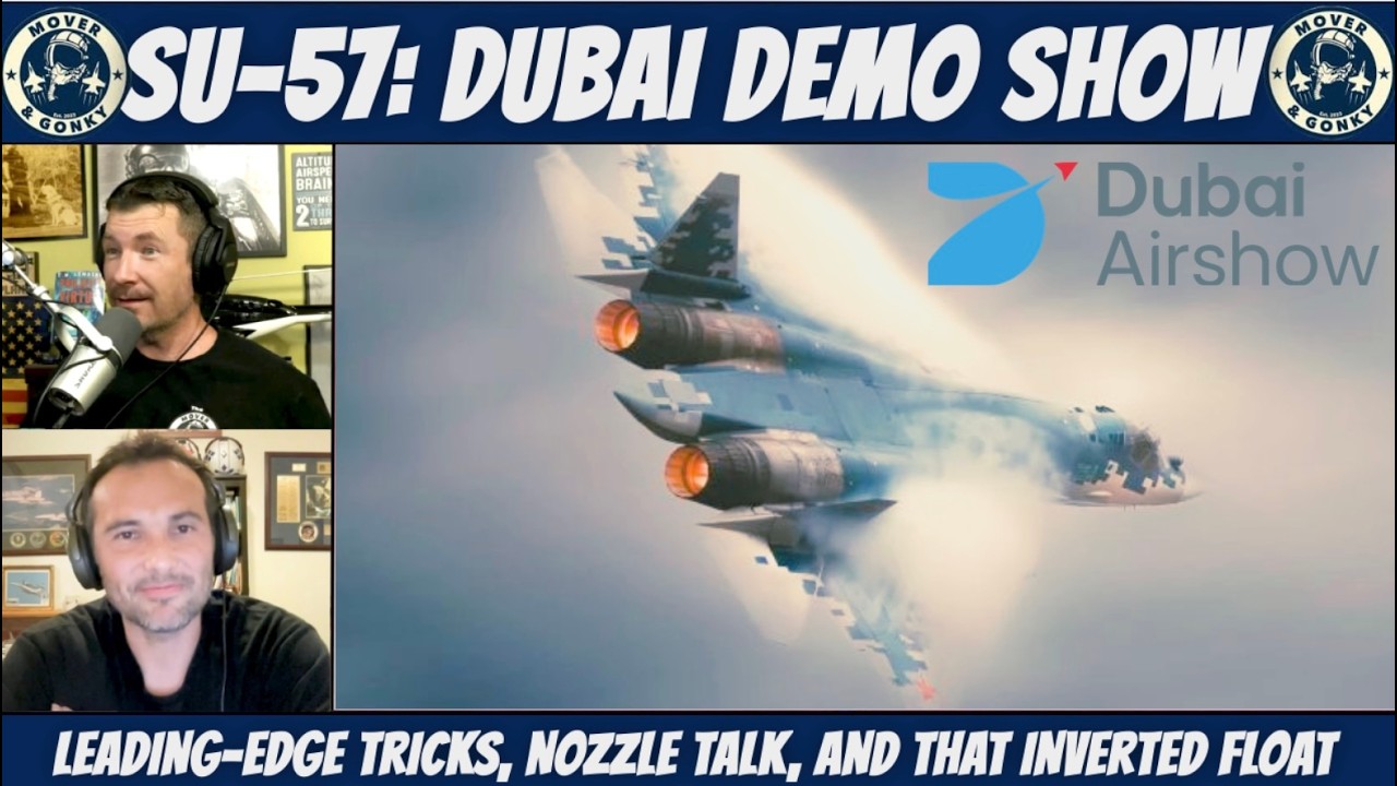 Su-57 Felon Demo at Dubai Airshow 2025 – US Fighter Pilots React