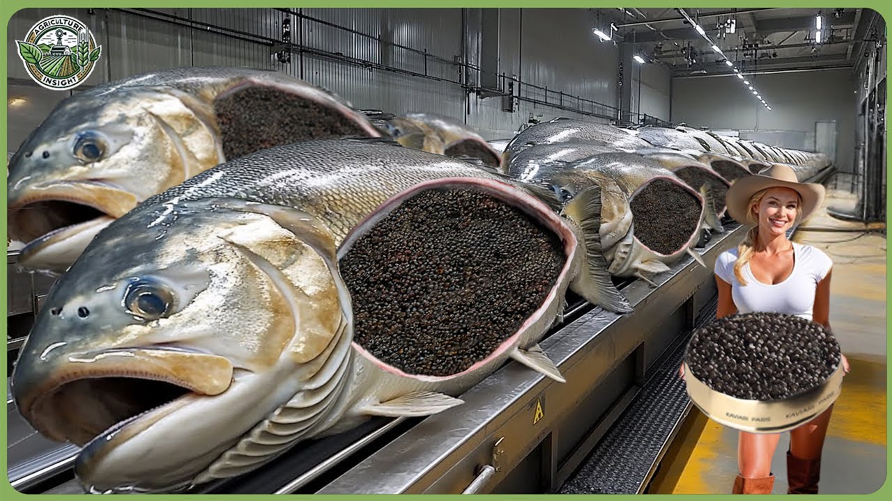 The Mass Processing of Sturgeon Caviar: An Inside Look at the Luxury Caviar Farming Industry
