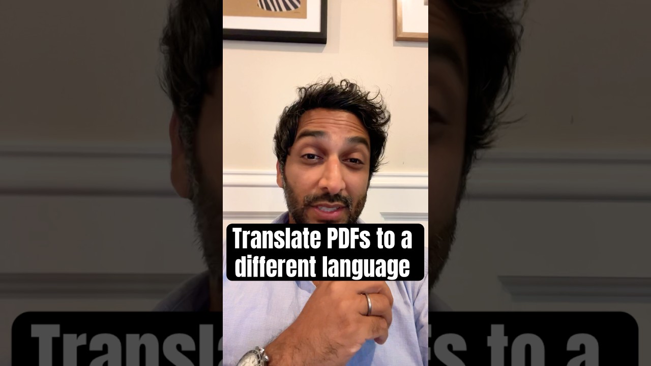 How to Translate PDFs in 2025 ✨ #translation #pdf #AI”