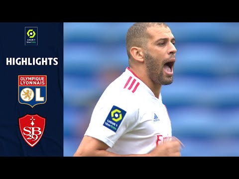 OLYMPIQUE LYONNAIS - STADE BRESTOIS 29 (1 - 1) - Highlights - (OL - SB29) / 2021-2022