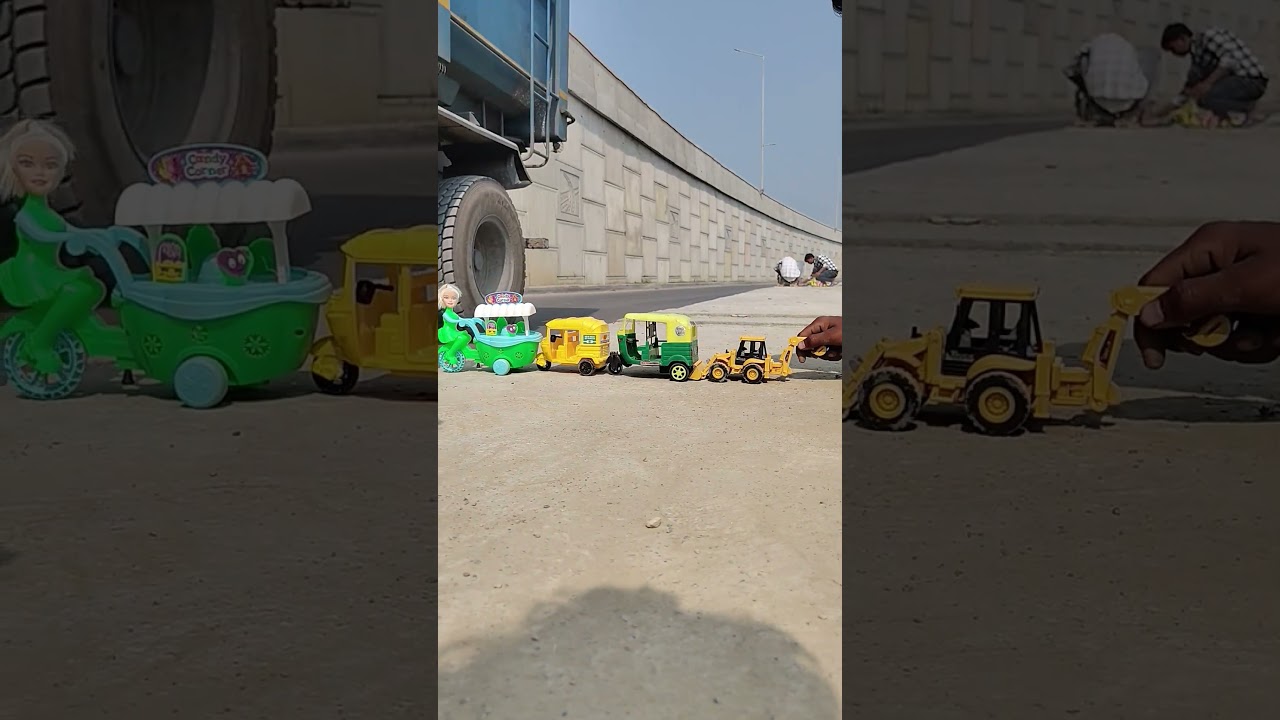 RC JCB & Dumper Truck Unboxing & Test đźšś